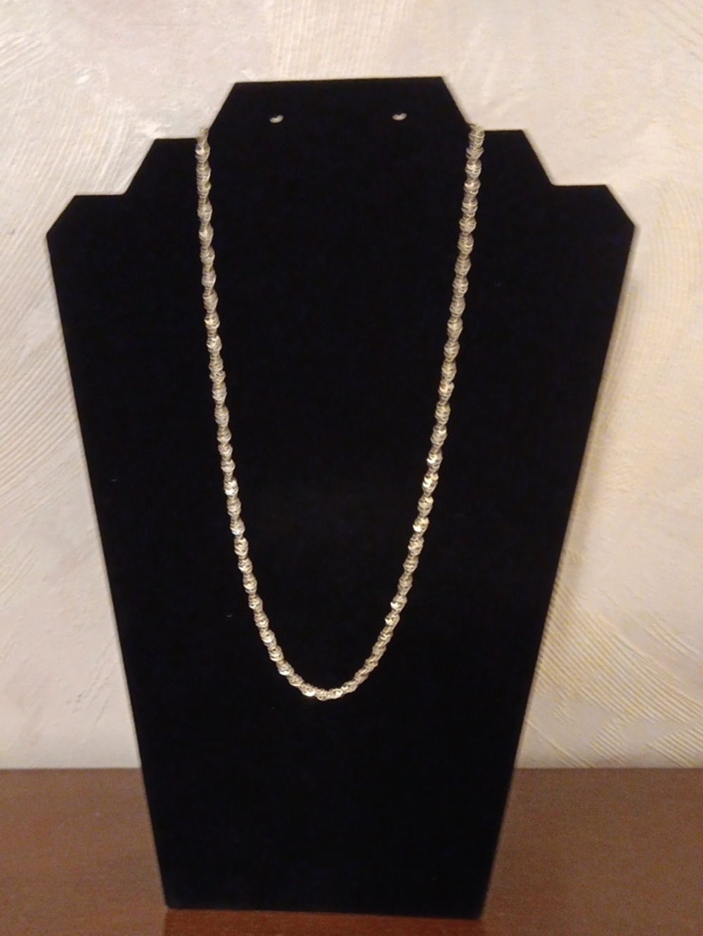 Danecraft Sterling .925 Silver 20 Inch Twisted Rope Necklace -  Made In Italy